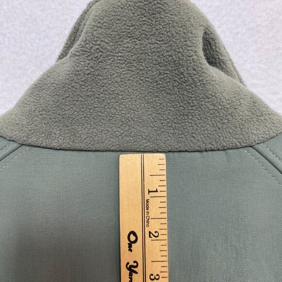 Rothco Fleece Jacket Mens L Green Army Military Full Zip - Picture 13 of 13